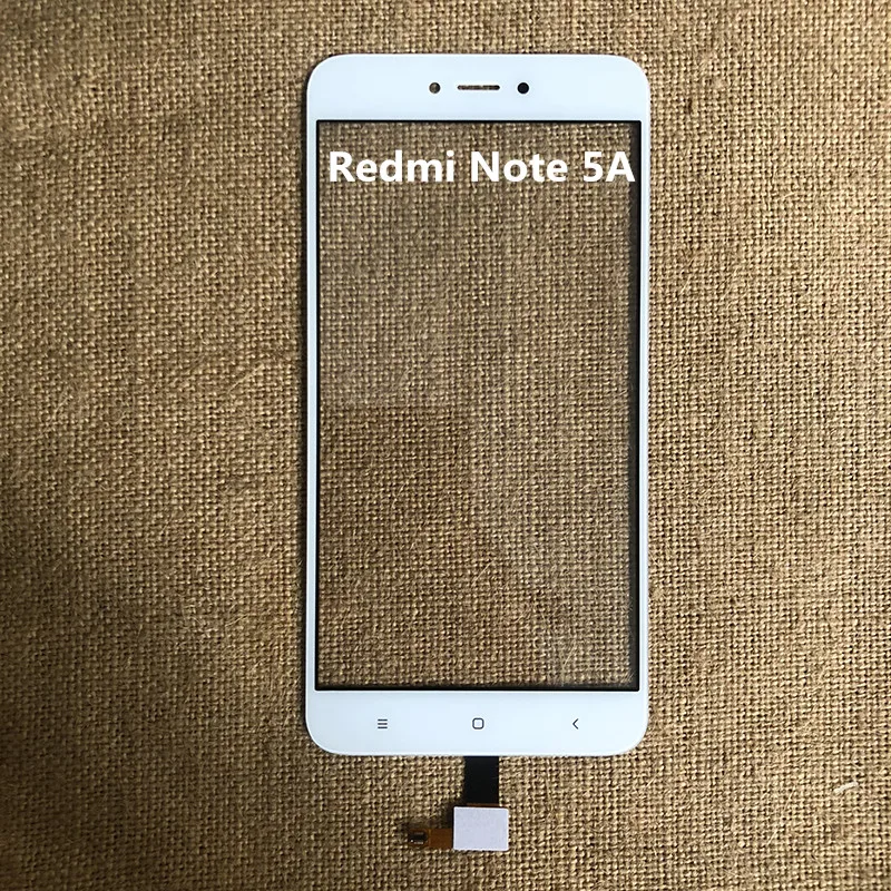 Note 5A Сенсорный экран для Xiaomi Redmi Примечание 5A/Note5A Prime Передняя стеклянная крышка ЖК-экран внешняя панель Объектив дигитайзер Датчик - Цвет: Note 5A