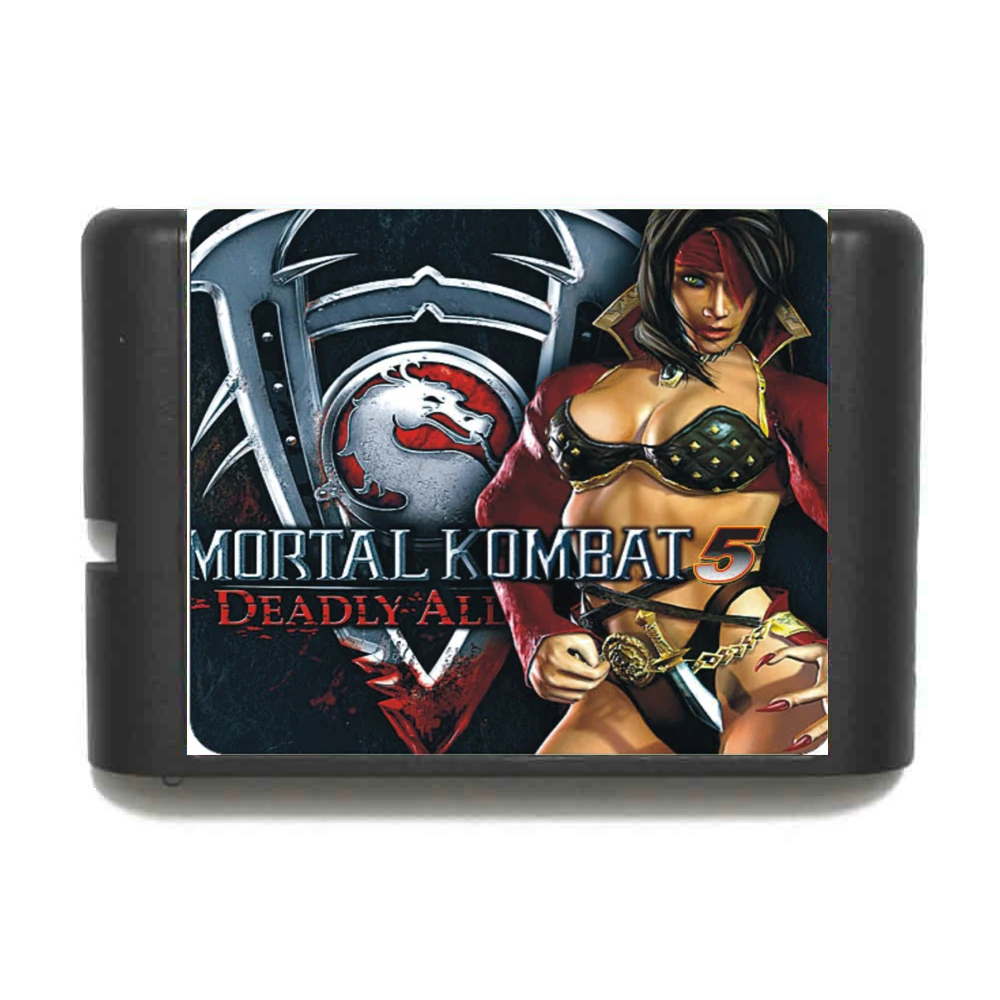 MK 5 Mortal Kombat V 16 bit MD игровая карта для Sega Mega Drive For Genesis|16 bit|md game16 md |