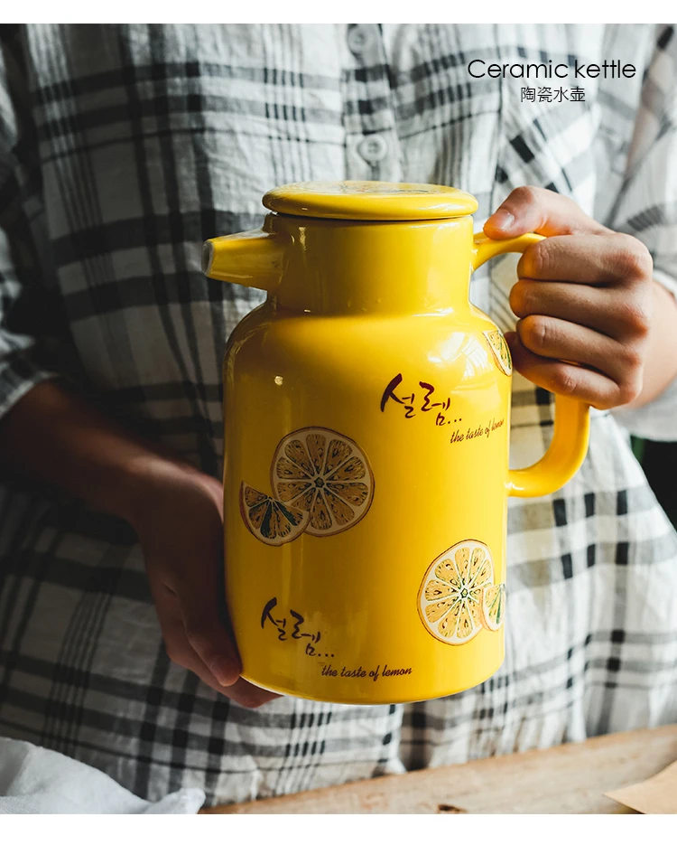 1500 мл керамические бутылки для воды холодный чайник Без взрыва кувшин большой