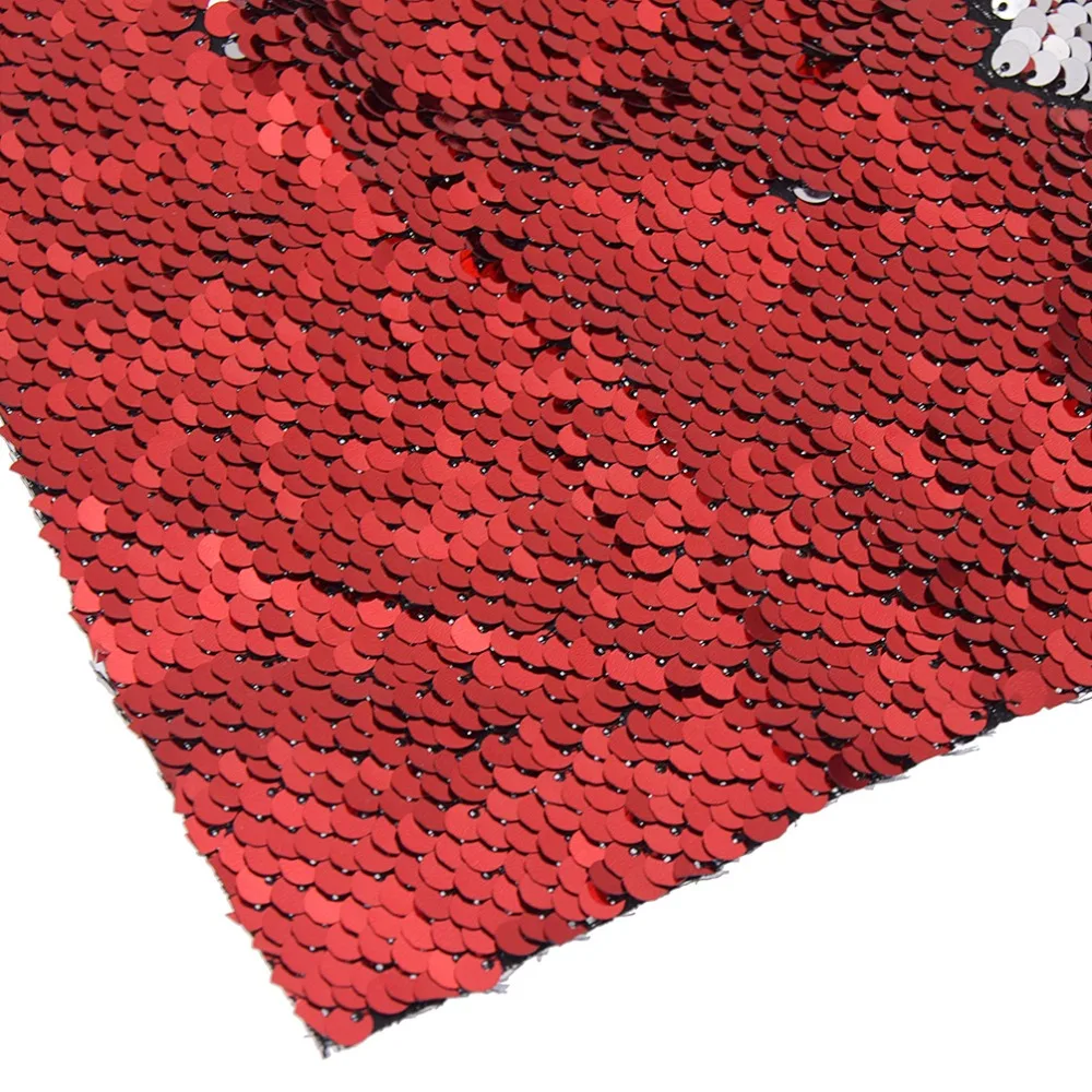 Lychee Life двусторонняя ткань с блестками 29x21 см цветная полиэфирная ткань DIY ручной работы Швейные аксессуары на ткань одежду поставки