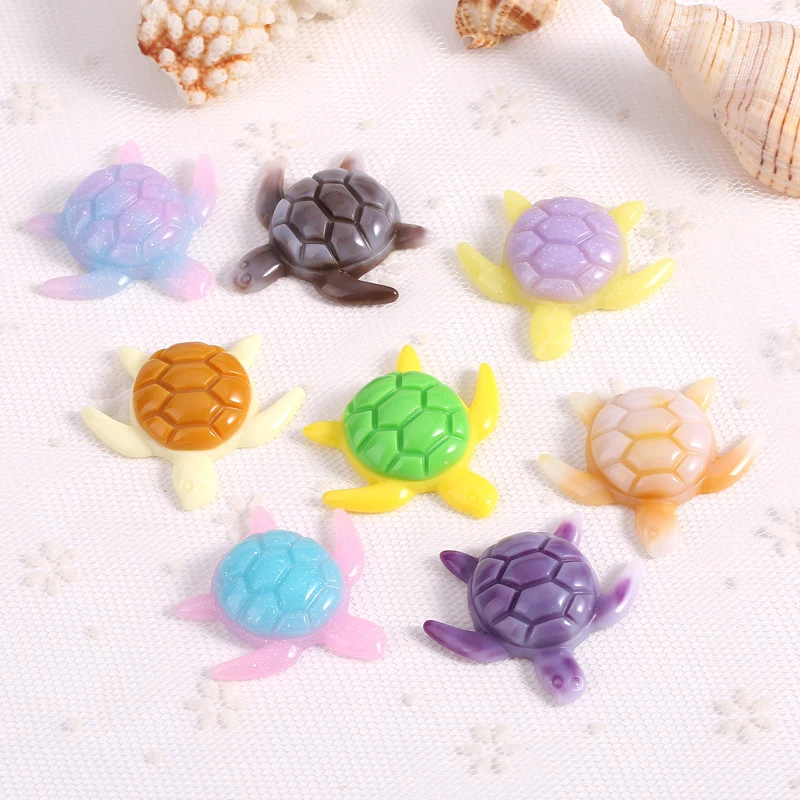 Кабошоны 20 шт./лот 41*38 мм из смолы с плоской задней стороной для украшения чехла