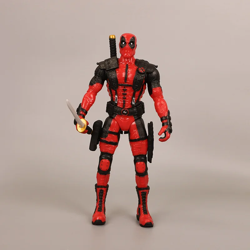 

[Funny] 33cm Deadpool PVC Action figure Statue Collection model toy kids child gift with original box
