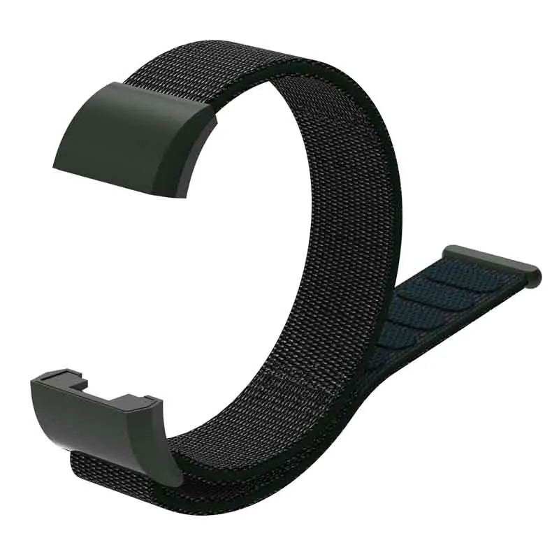 Нейлоновый ремешок Correa для браслета FitBit Charge 2 браслет Pulseiras спортивные часы замена Фитнес браслет ремешок аксессуары - Цвет: Green