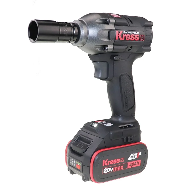 New arrival Germany Kress tool 20V Brushless Motor electric cordless impact wrench KU270 1/2'' in Wrench Car Tyre Whee |