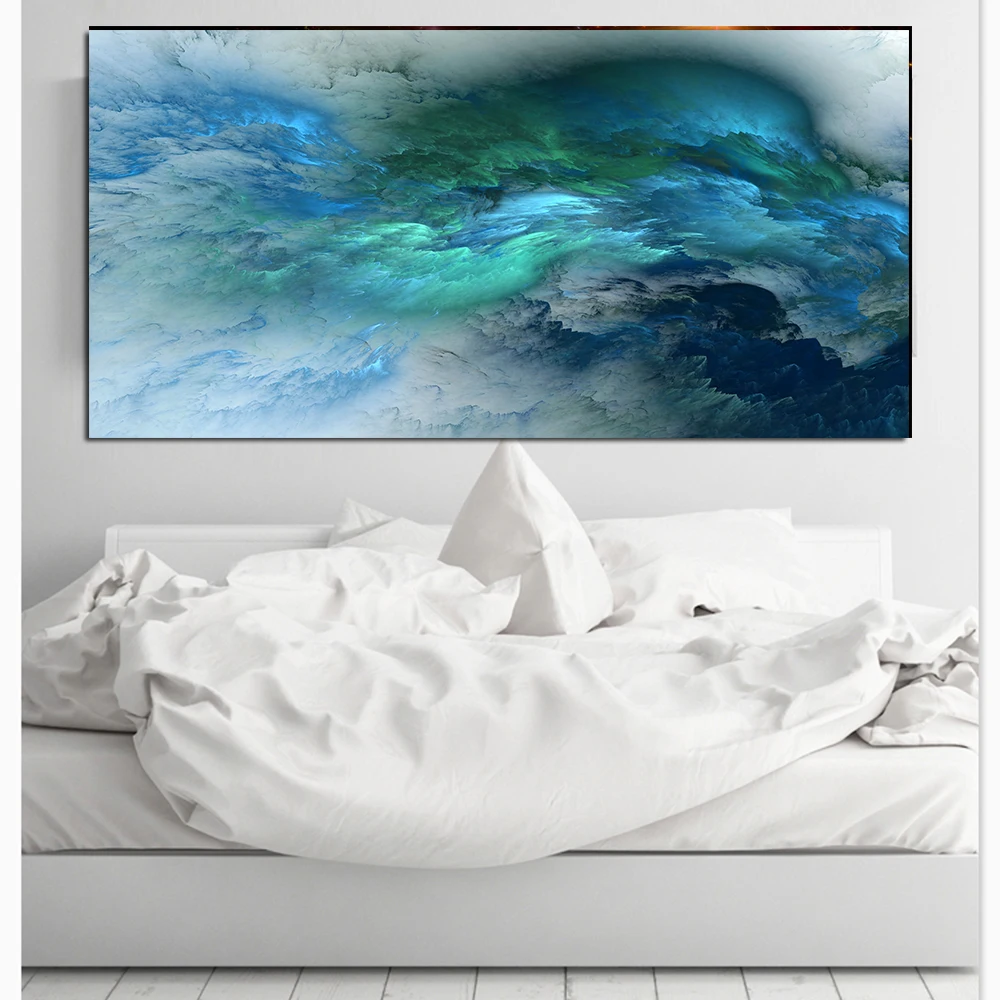 Абстрактные цвета необычный холст искусство на стену картина для гостиной