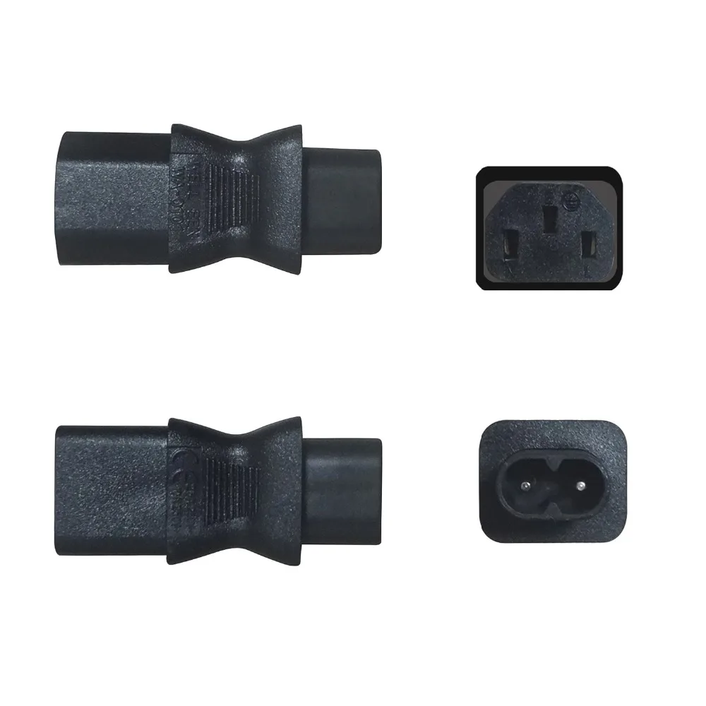C13 C8 адаптер питания IEC320 к Разъем конвертер папа женский PDU/UPS шасси сервер