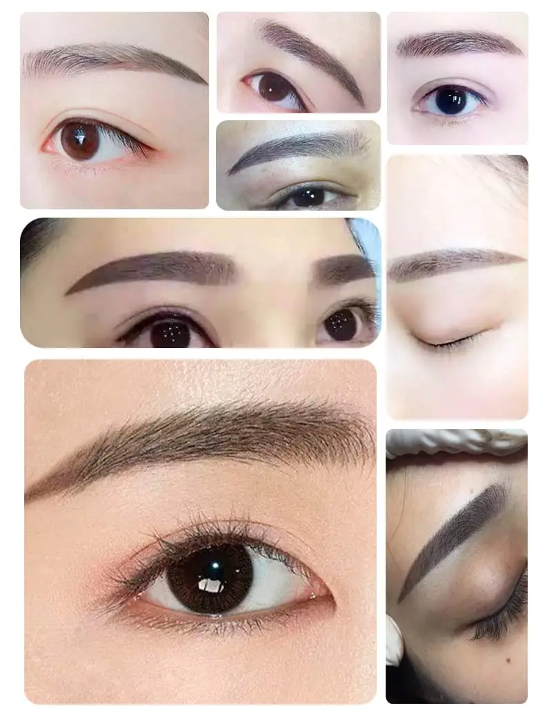 

1set Microblading Kit Tool Professional Permanent Makeup Supplies Tattoo Accessories Manual Pen with Eyebrow Ruler for Beginner