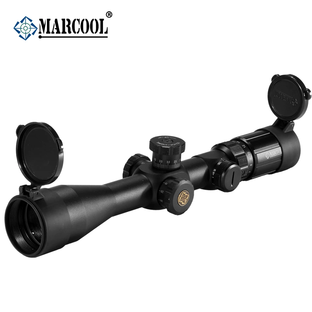 MARCOOL оптика Euipment EVV 4-14X44 FFP SFL тактическая мишень охотничий Коллиматорный Телескоп оптический красный точечный прицел