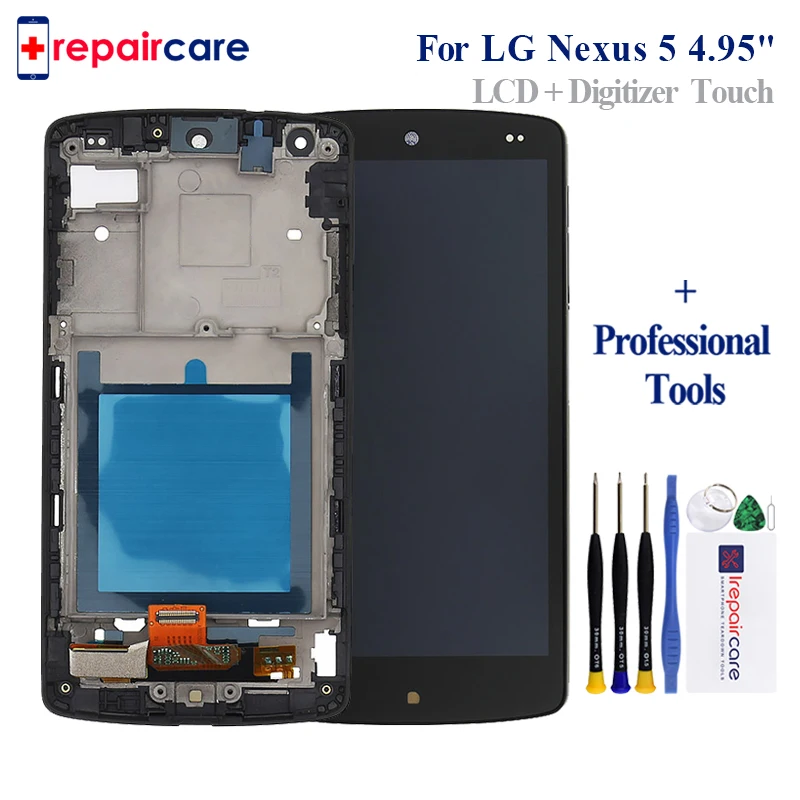 

5,2 "дисплей для LG Nexus 5x ЖК-сенсорный экран с рамкой для LG Nexus 5x ЖК-дисплей Замена H790 H791