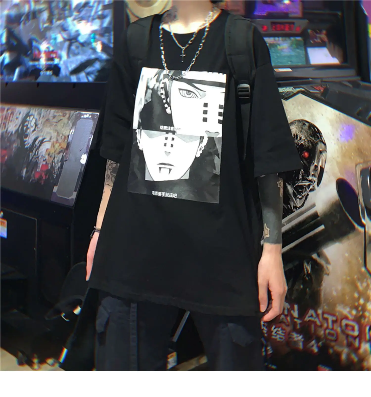 Harajuku/Одежда для пар; летняя уличная одежда; Винтажная футболка в Корейском стиле с принтом Ulzzang; футболки с коротким рукавом для женщин; топы