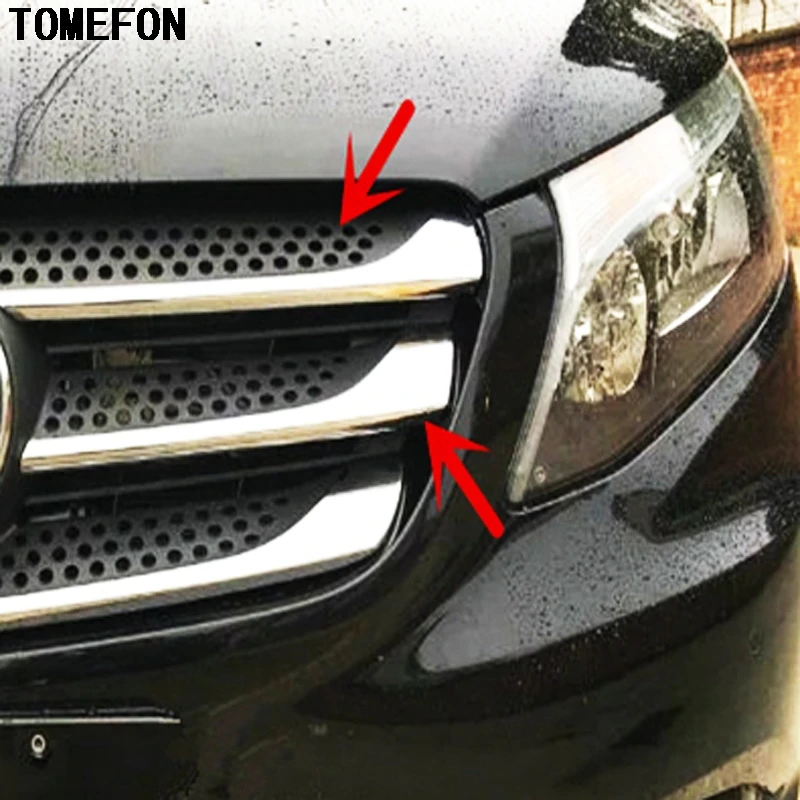 Хромированный АБС пластик TOMEFON для Benz VITO V Class Viano Valente Metris 2014 2015 2016 2017 передняя