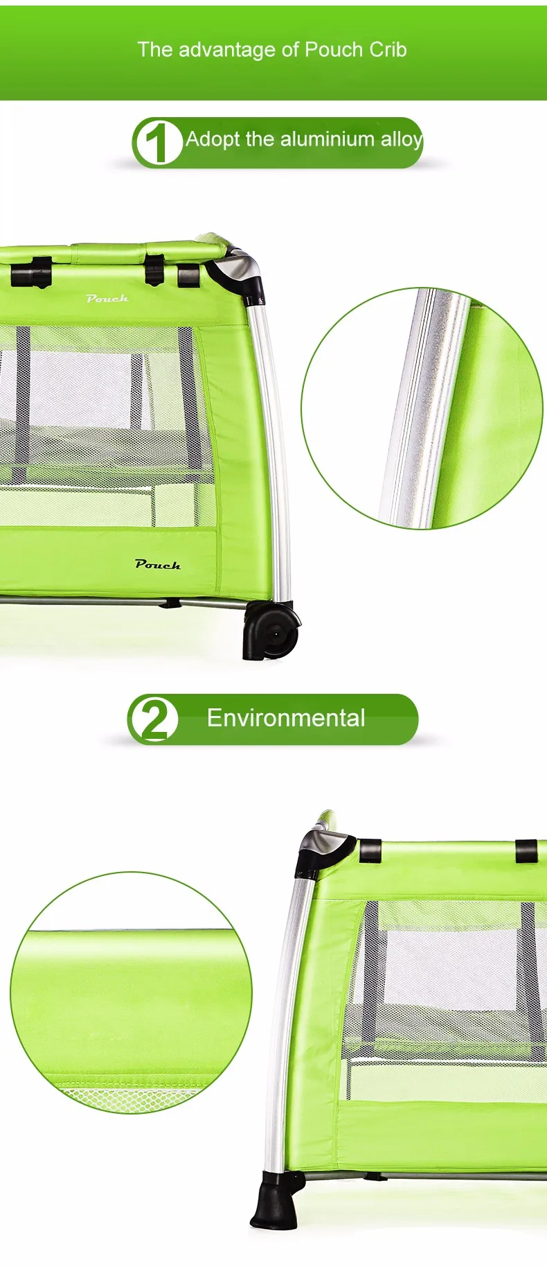 Adorbaby Pouch H13 детская кровать для игр во дворе для младенцев, переносная детская кроватка, дышащая складная детская кроватка для путешествий