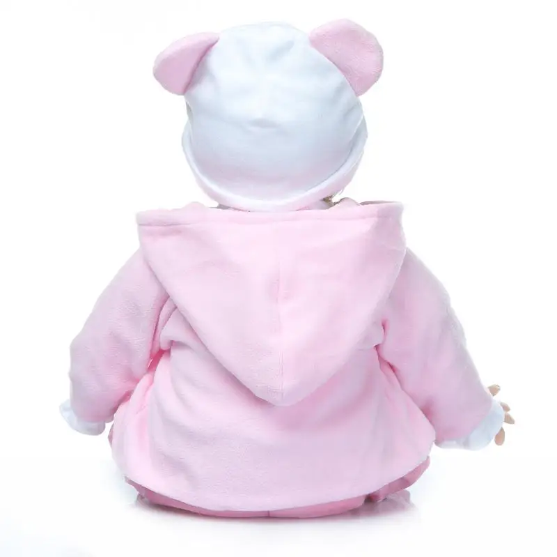 Куклы boneca reborn baby l. o. l 22 дюйма 55 см силиконовые куклы для детского подарка bebes