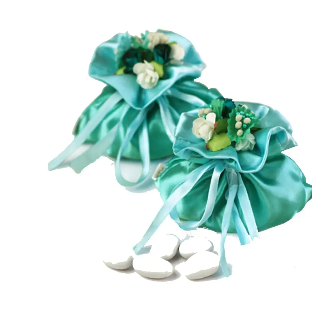 

Fancy Satin Fabric unique wedding favors bag