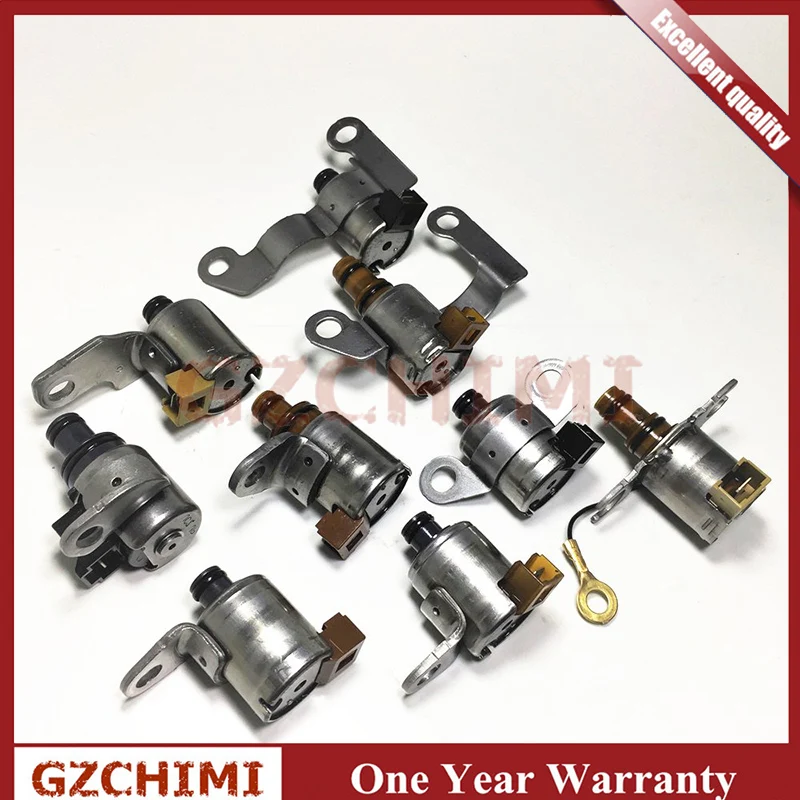 9 pcs JF506E 09A 5F31J 9 шт. комплект Восстановленный Трансмиссия сдвиг соленоида комплект коробки передач для VW Jaguar Land Rover JF506E 09A 5F31J - Цвет: 9 pcs