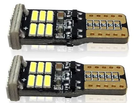 Dreauto Одежда высшего качества T10 w5w светодиодный Белый Высокое Мощность заднего