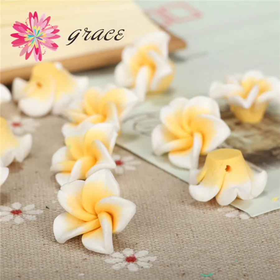 Бусины из полимерной глины 20 шт./лот 18 мм|flower beads|beads diyjewelry making |