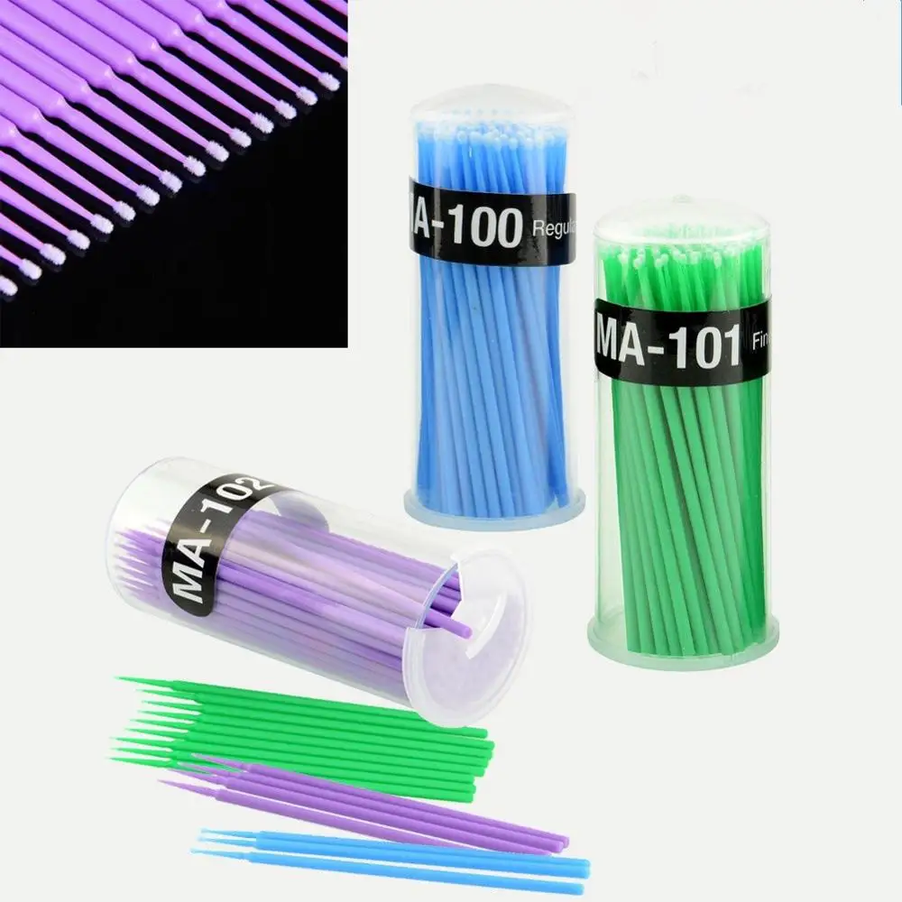 100 шт./компл. наращивание ресниц гель для очистки специальное ватным тампоном