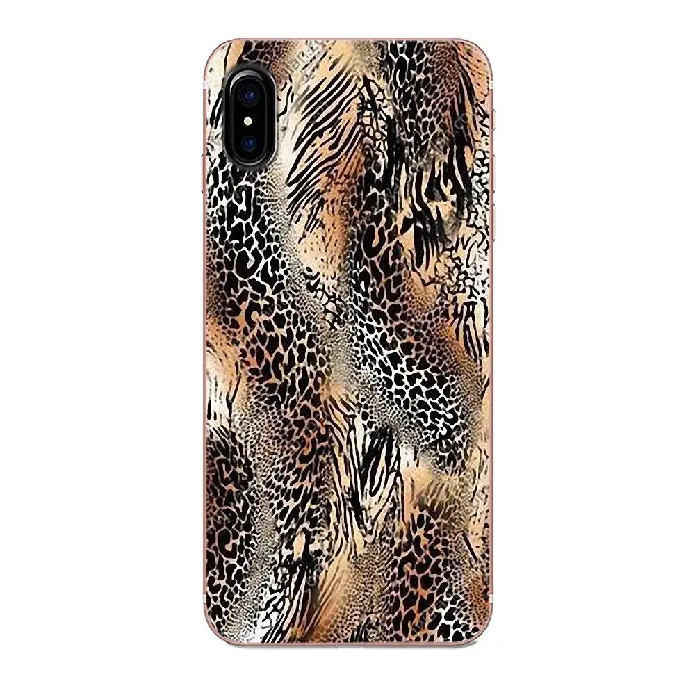 Мягкий художественный принт леопардовый змеиная кожа узор для Galaxy J1 J2 J3 J330 J4 J5 J6 J7
