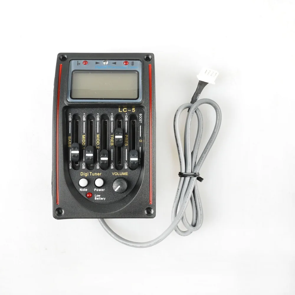 Акустическая гитара пикап звукосниматель 5 полосы предусилителя Guitarra эквалайзер