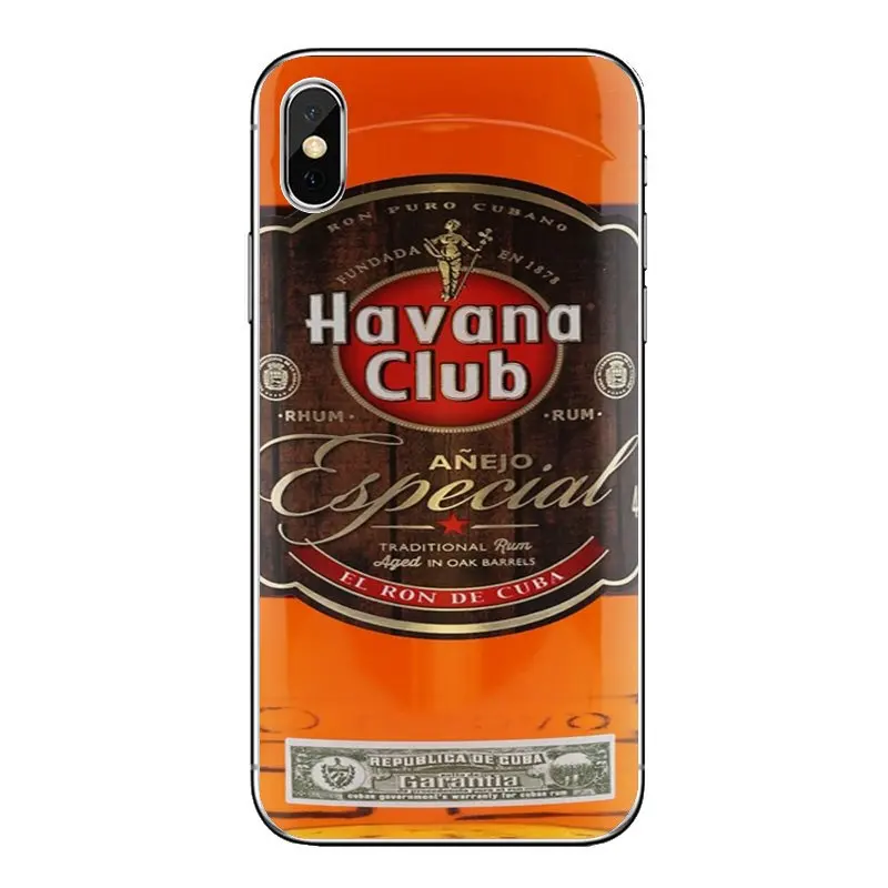 Для Samsung Galaxy Note 8 9 S9 S10 A8 A9 Star Lite Plus A6S A9S прозрачное мягкое покрытие кожи Havana Club Anejo