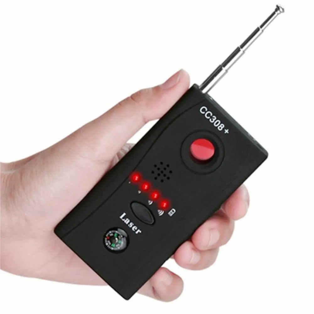 CC308+ беспроводной линзовый детектор для камеры Радио Сигнал волны камера слежения полный диапазон WiFi RF Singnal ошибка лазерный GSM искатель устройств