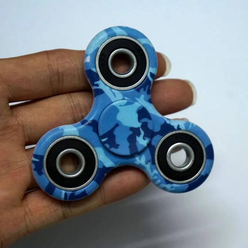 3D Непоседа ручной палец Спиннер EDC фокус снятие стресса игрушки камуфляж галактика небо для аутизма и СДВГ игрушки для детей и взрослых B0185C