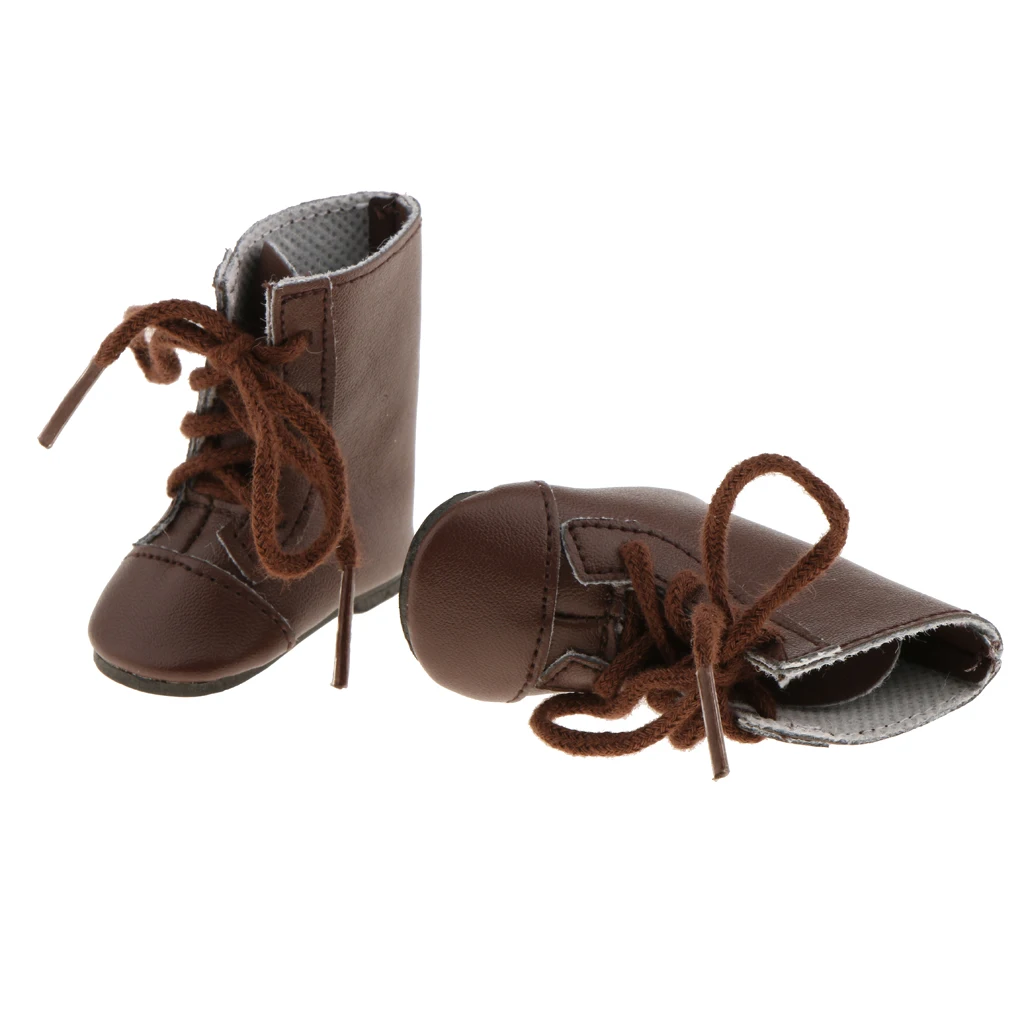 Пара модных коричневых туфель ручной работы на шнуровке Армейские ботинки для 14