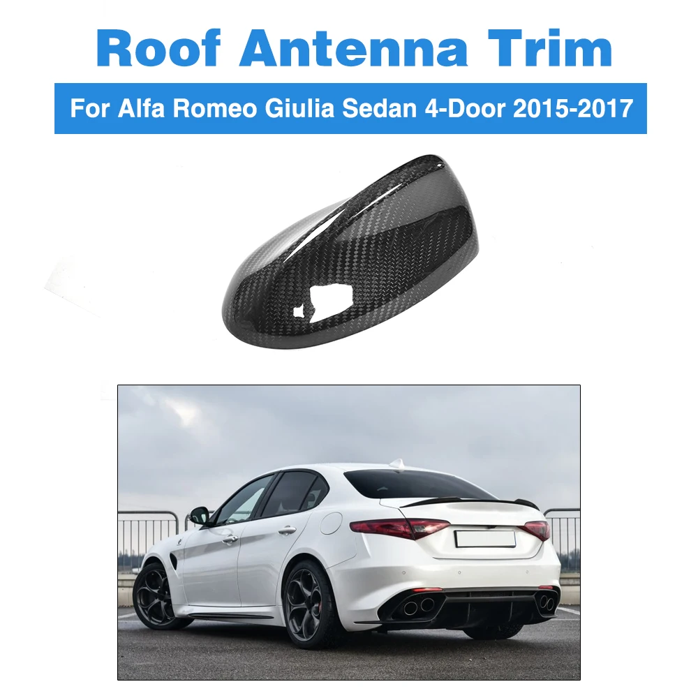 Углеродное волокно автомобильная антенна на крышу спойлер наклейка акульих