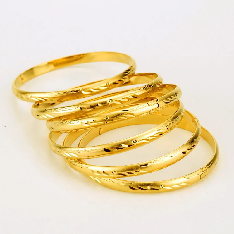 6 мм шт./лот браслеты на Ближний Восток золотого цвета Африканский Дубайский