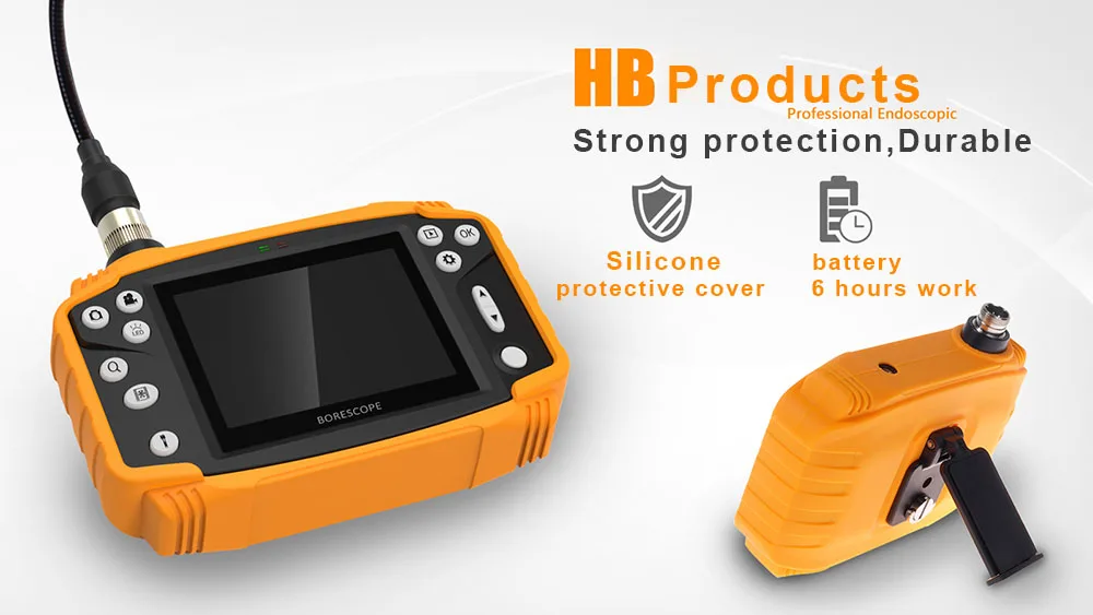 Эндоскоп SmartFly HB45S с ЖК дисплеем 4 5 дюйма 3 мм|pipeline| |