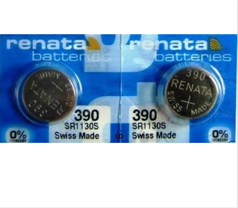 Розничная продажа 2 шт./лот новый Renata долговечный 390 SR1130SW 389 LR54 AG10 часовая