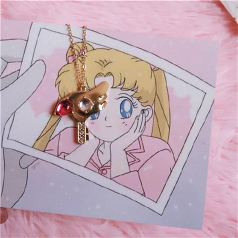 Шт. 1 шт. аниме Card Captor Сакура Клоу Волшебная звезда палочка Металл Кристалл Косплей Кулон цепочки и ожерелья косплэй реквизит подарок - Цвет: type 2