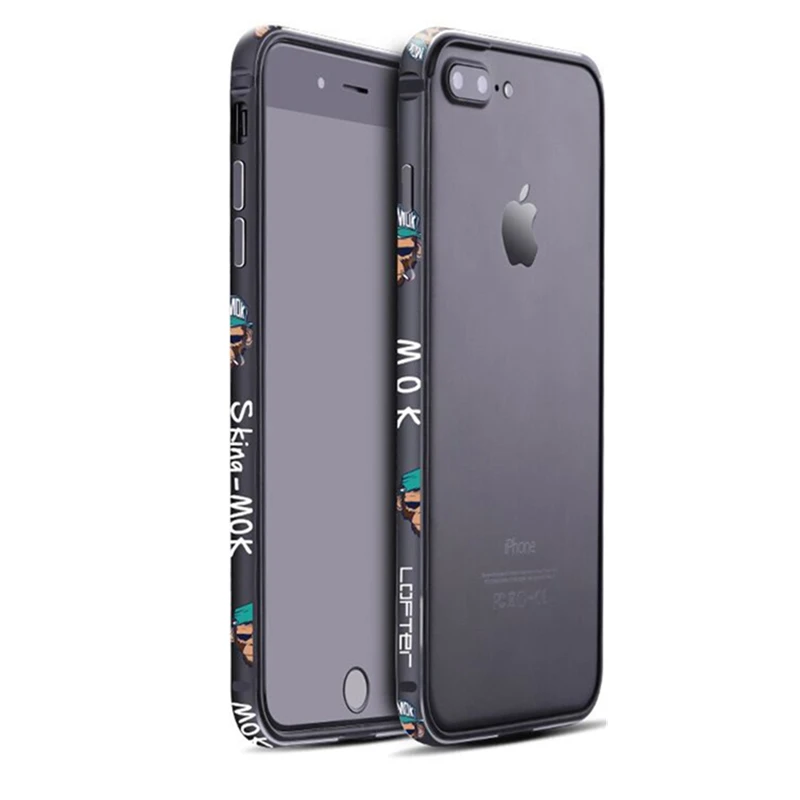 iphone8 Дизайн металлический бампер для iPhone6/6s/i6plus/i 6s Плюс/i7/7 plus/ i8/i8plus, чехол защитный Coque Capinha - Color: iphone8