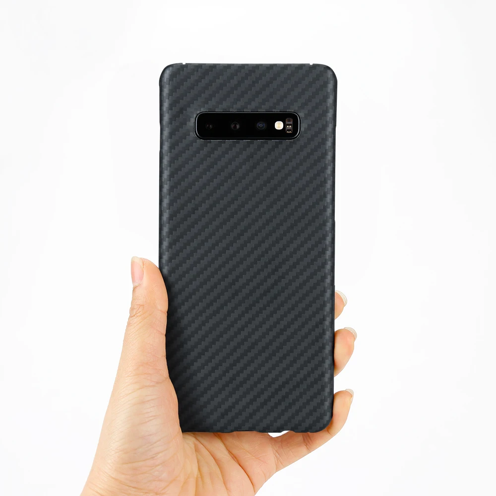 Защитный чехол для Samsung S10 + Plus S10e минималистичный Тонкий из углеродного