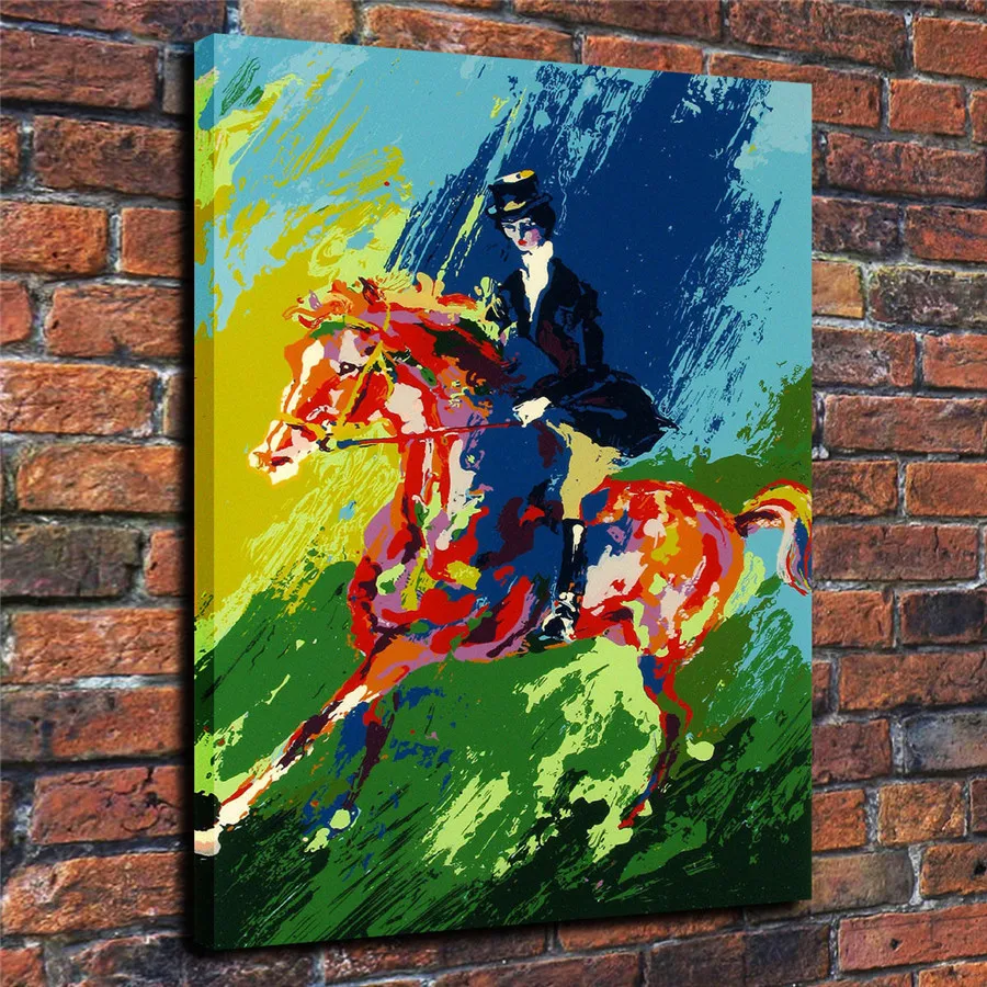LeRoy Neiman музыка и спорт событие цветной принт Холст Картина гостиная спальня