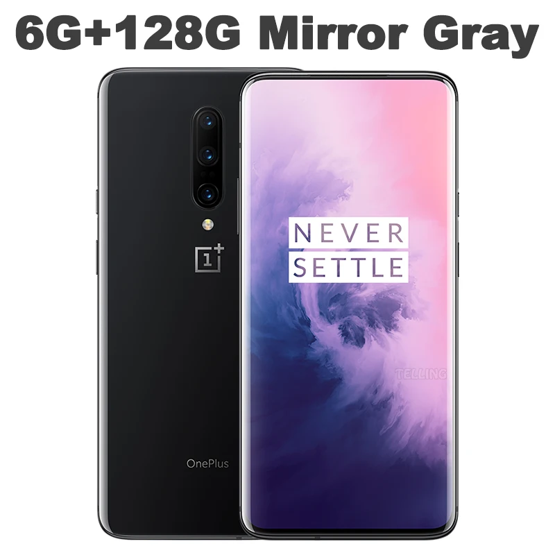 6G 128G Mirror Gray 30 подарки Global Oneplus 7 Pro мобильный телефон Oxygen OS 4G LTE Snapdragon 855 Восьмиядерный 6,6" QHD+ изогнутый экран NFC OTA - Цвет: 6G 128G Mirror Gray
