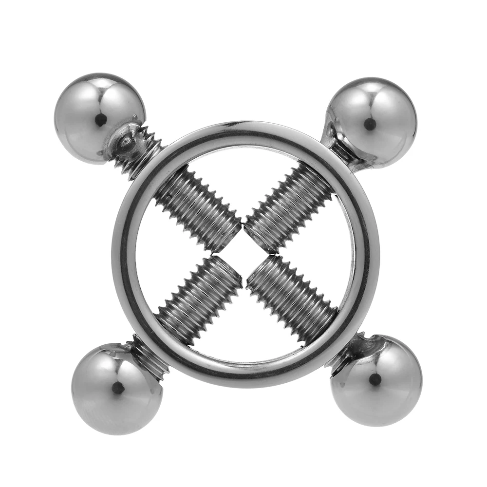 1 пара женские зажимы для сосков из нержавеющей стали регулируемые мастурбации