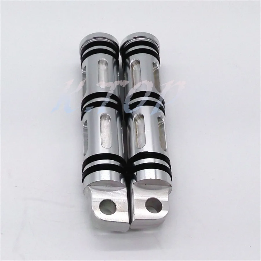 Chrome Motorcycle CNC Billet Aluminum Cut Foot Rest Pedal Footpeg For Harley Sportster 883 1200 Touring Dyna &amp Softail | Автомобили и