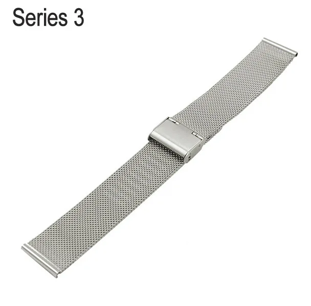 series3 silver Ремешок для наручных часов из нержавеющей стали для Garmin Forerunner 245/Vivoactive 3/vivomove HR, ремешок для умных часов Forerunner 645, браслет на запястье - Цвет: series3 silver