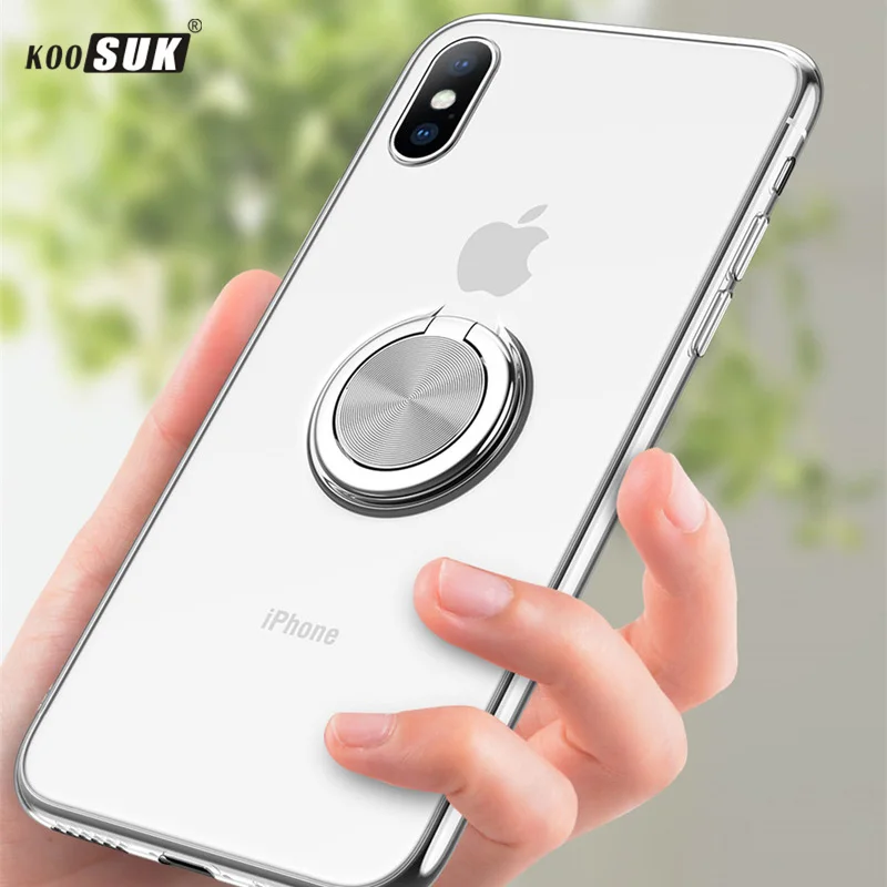 Чехол для iPhone XS Max, чехол для iPhone 11 Pro Max, чехол, прозрачное мягкое Силиконовое кольцо из ТПУ, оболочка для iPhone X, 6, 6s, 7, 8 Plus, чехол Caque