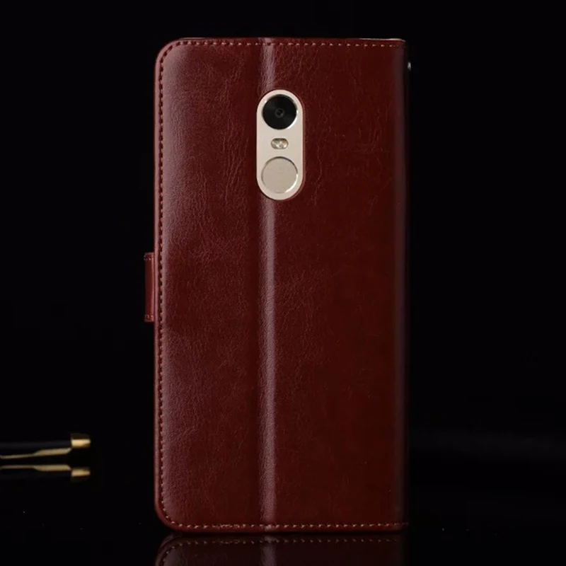 Чехол для глобальной версии Xiaomi Redmi NOTE 4 4X чехол-книжка из натуральной кожи чехол