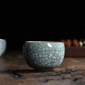 1 шт., WIZAMONY, посуда для напитков, Longquan, Celadon, китайский фарфор, керамика, китайский кунг-фу, чашка, хрустящая глазурь, чайник, чайный набор, чаша