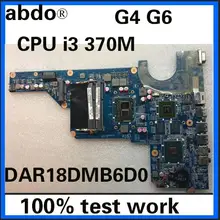 Abdo 655985-001 аккумулятор большой емкости для G6-1000 654117-001 аккумулятор большой емкости para hp G4 G6 Тетрадь материнская плата DAR18DMB6D0 i3-370M HM55 GT520M 1G Тесты работы