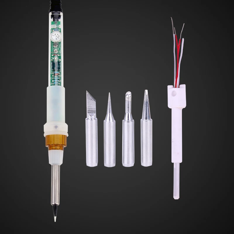 A-BF 836 SET2 A-BF 836 набор цифровых паяльников с ЖК-дисплеем и регулируемой температурой набор паяльников 60 Вт прочный Набор тепловых карандашей 220 В - Цвет: A-BF 836 SET2