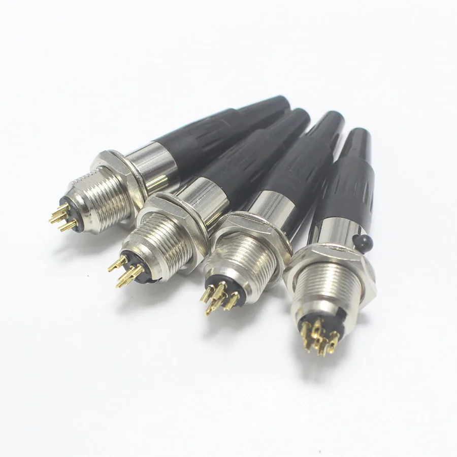 5 компл. Mini XLR 3 4 5 6 Pin женский встроенный в линию разъем+ 3 4 5 6 Pin гнездо Jack адаптер для микрофона микрофон аудио кабель Разъем