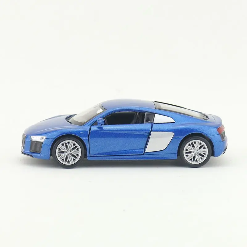 Совершенно WELLY 1/36 масштаб Германия AUDI R8 V10 литой металлический оттягивающий назад модель автомобиля игрушка для подарка/детей/коллекции