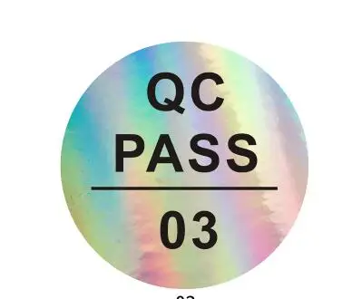 2000pcs 0-10 QC Adhesive Label Sticker Hologram PASSED Laser Stickers Security Waterproof Warranty | Дом и сад
