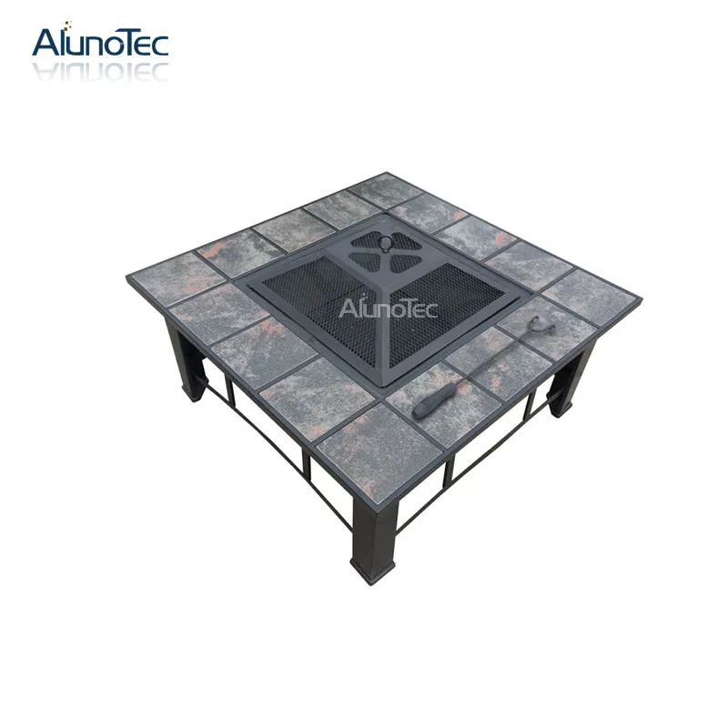 Alunotec патио 32 &quotкостра металлическая плита шашлычный гриль барбекю обогреватель