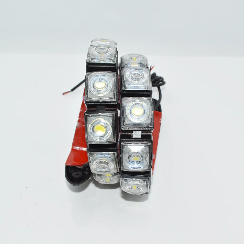 2X 12 светодиодный супер порошок Авто декоративный гибкий полосы высокое Мощность